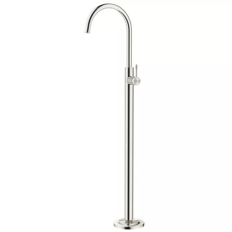 Mica Heritage Freestanding Spout & Mixer Brushed Nickel (BOM