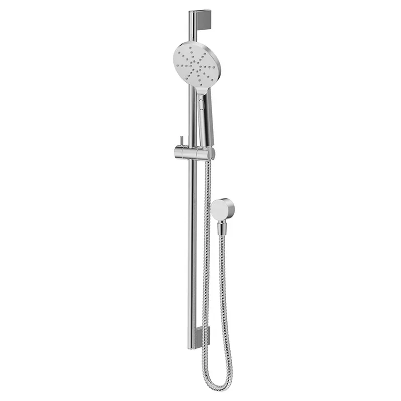 Mica Shower Head on Rail Round