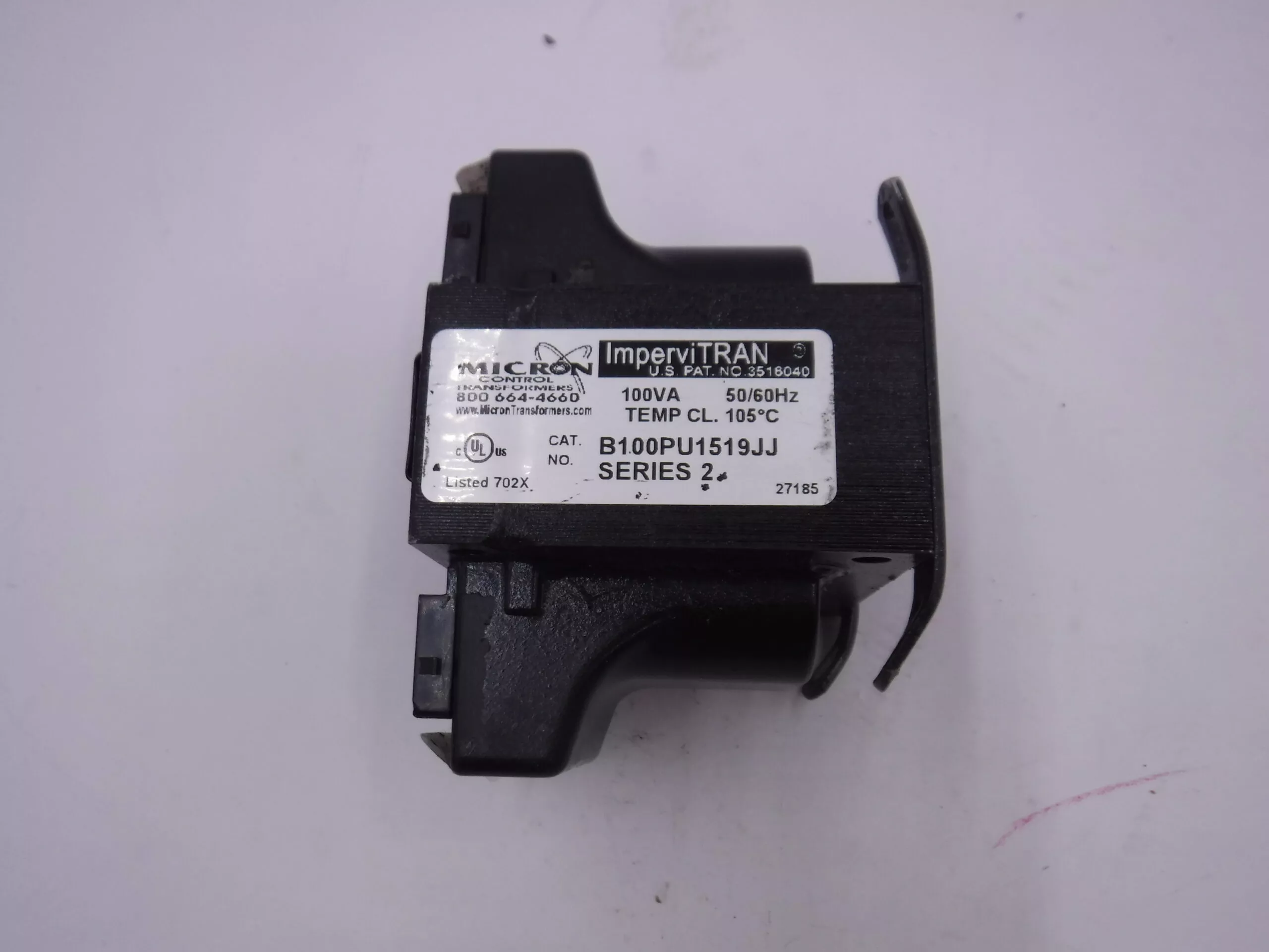 Micron Control Transformers 100VAB100PU1519JJ SERIES 23516040