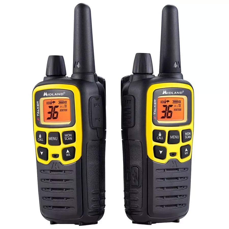 Midland Two Way X-Talker Radio - 32 mi - Yellow