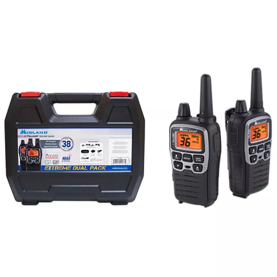 Midland Two Way X-Talker Radio - 38 mi - Black