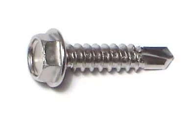 Midwest Fastener #12 x 3/4″ Hex Head Self-Drilling Screw Stainless Steel 50 Qty