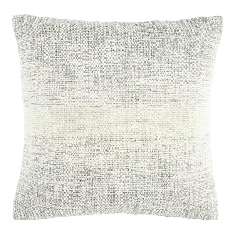 Milos Grey Throw Pillow, 18"