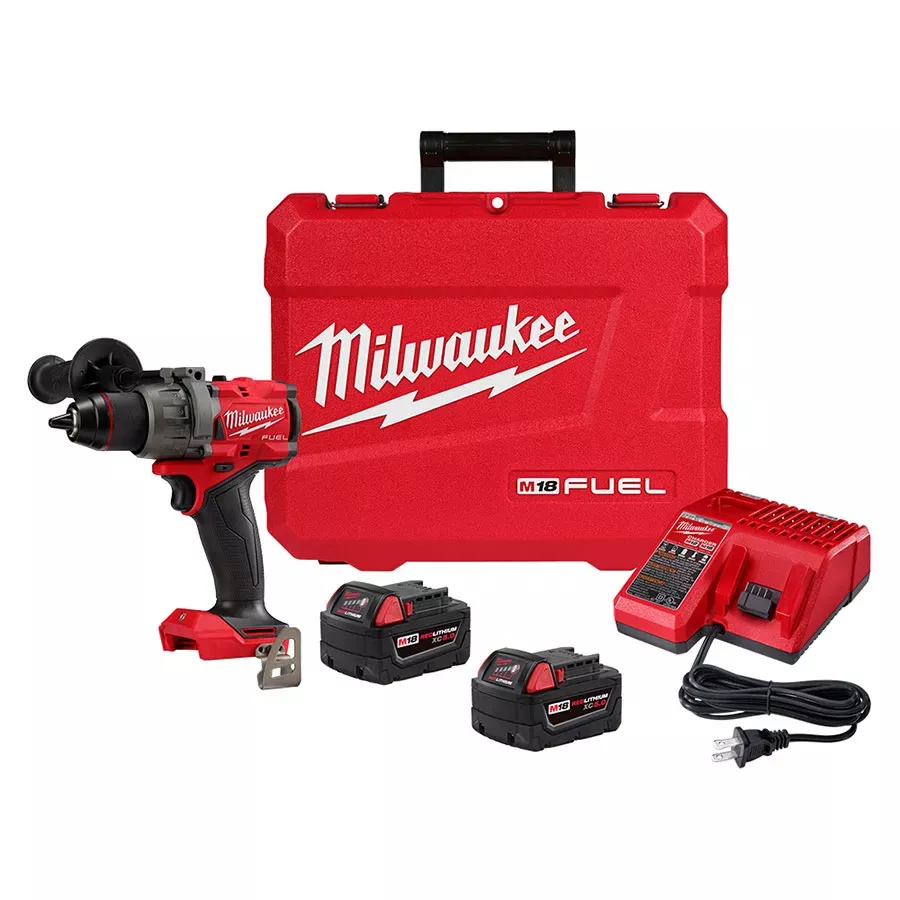 Milwaukee M18 Fuel 1/2" Hammer Drill/Driver Kit
