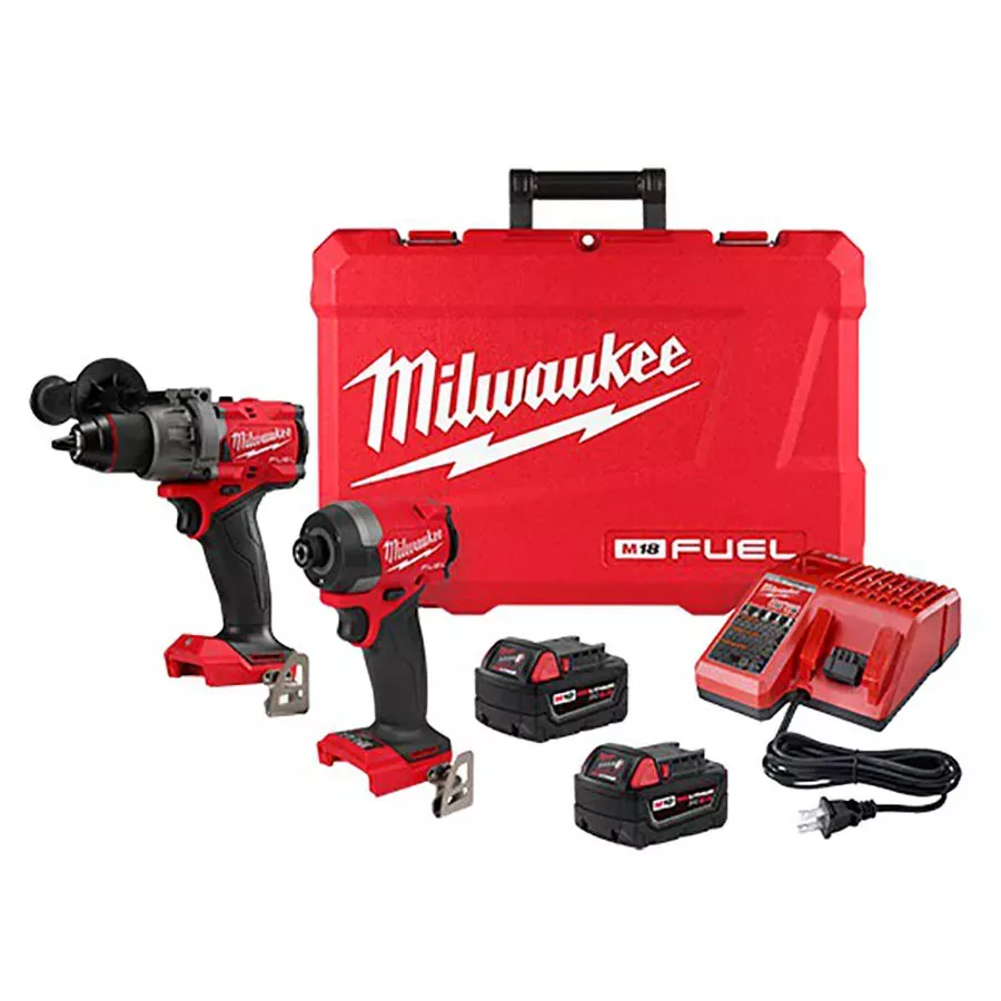 Milwaukee M18 Fuel 2-Tool Combo Kit, Drill Driver/Impact Driver