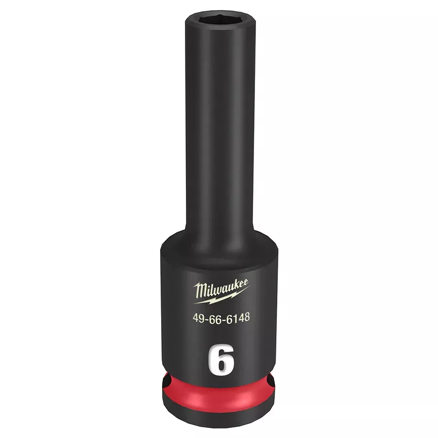 Milwaukee Metric SHOCKWAVE™ 3/8" Drive IMPACT DUTY™ Deep 6 PT Socket