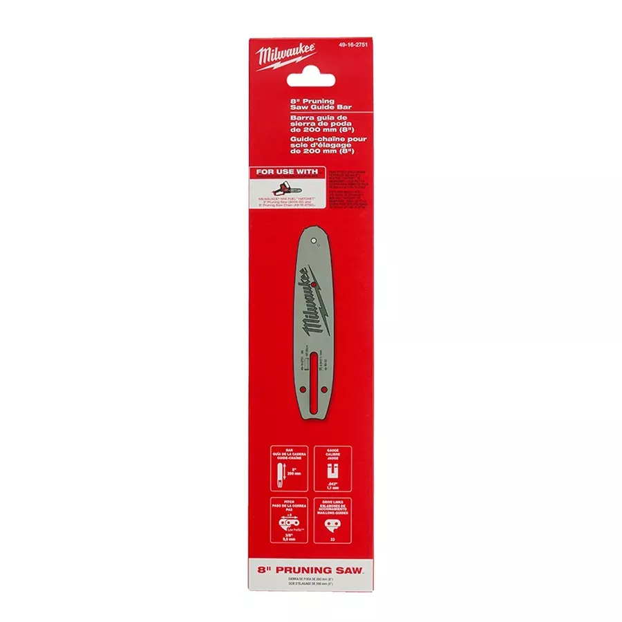 Milwaukee Pruning Saw Bar - 8"
