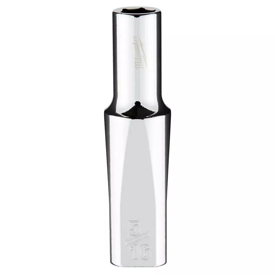 Milwaukee SAE 3/8" Drive 6 PT Deep Socket with FOUR FLAT™ Sides