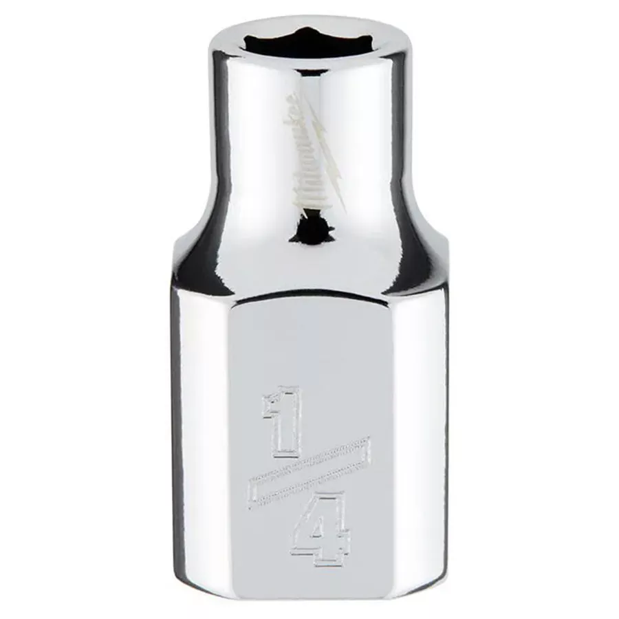 Milwaukee SAE 3/8" Drive 6 PT Socket with FOUR FLAT™ Sides