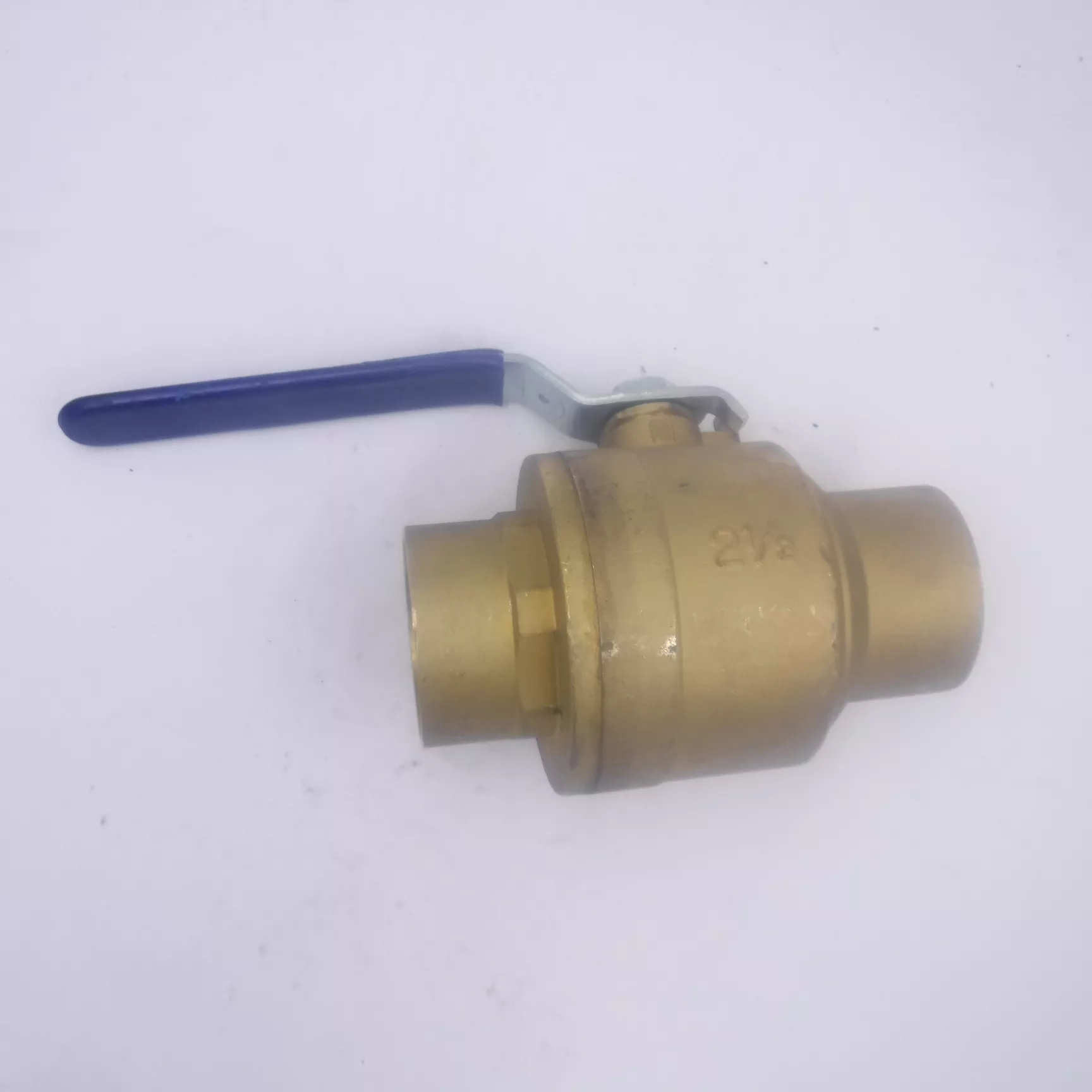 Milwaukee Valve 600 WOG Brass Ball Valve 2-1/2″ Sweat Connections BA-458B