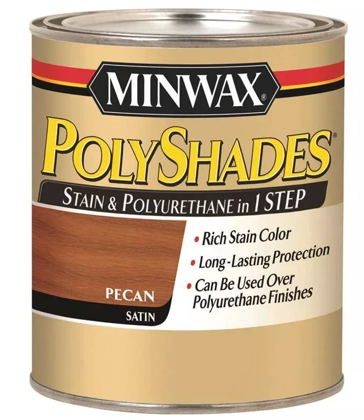 Minwax 61320 Polyshades Interier Stain And Polyurethane Finish, Pecan