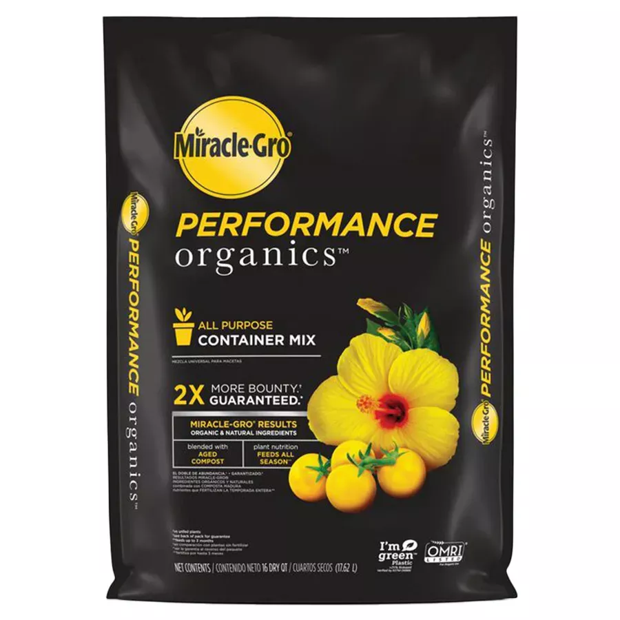Miracle-Gro Performance Organics Soil - 16 qt