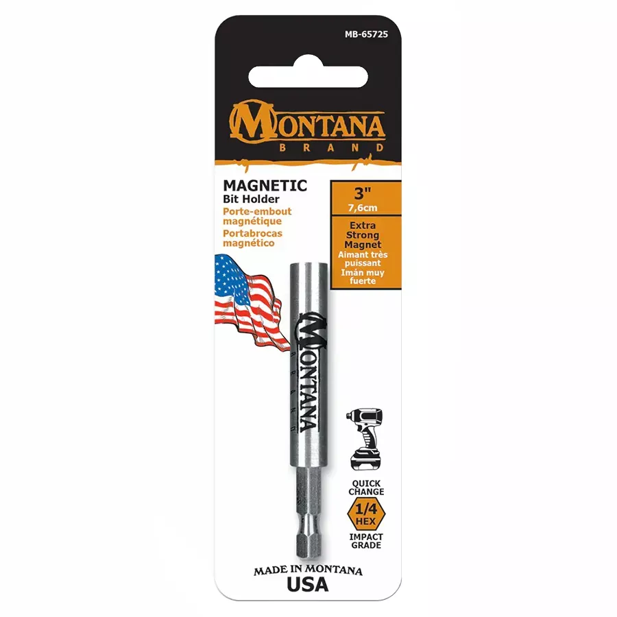 Montana Brand Magnetic Bit Holder - 3"