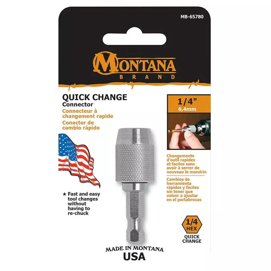 Montana Brand Quick Change Connector - 1/4"