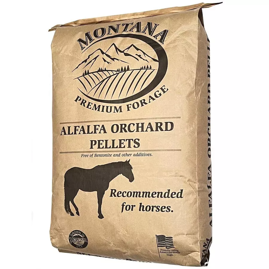 Montana Premium Forage Alfalfa Orchard Grass Pellet - 40 lb
