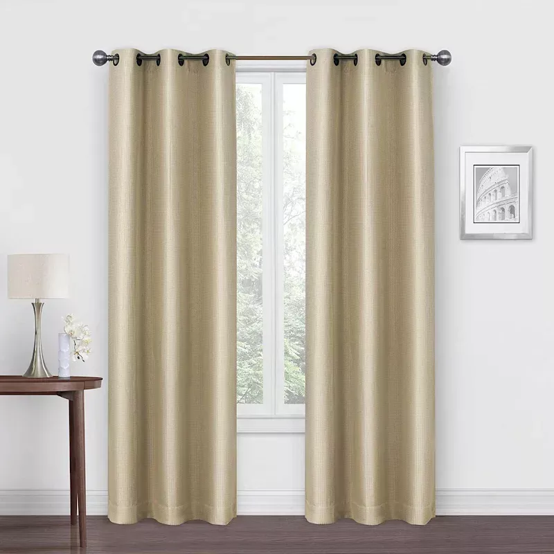 Morrison Brown Blackout Grommet Curtain Panel, 84"