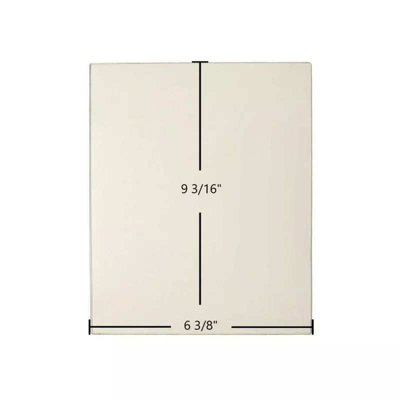 Morso 1400 Ceramic Glass Panel 6 3/8″ x 9 3/16″ (Part #790726)