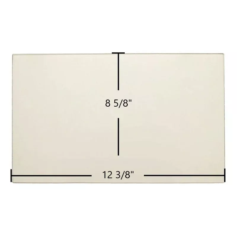Morso Lion 1540 Convector Ceramic Glass Panel 12 3/8″ x 8 5/8″