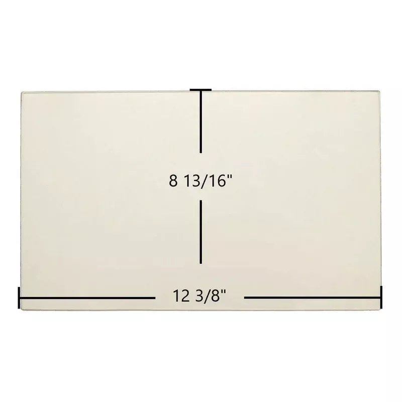 Morso Lion Single Door Ceramic Glass Panel 12 3/8″ x 8 13/16″