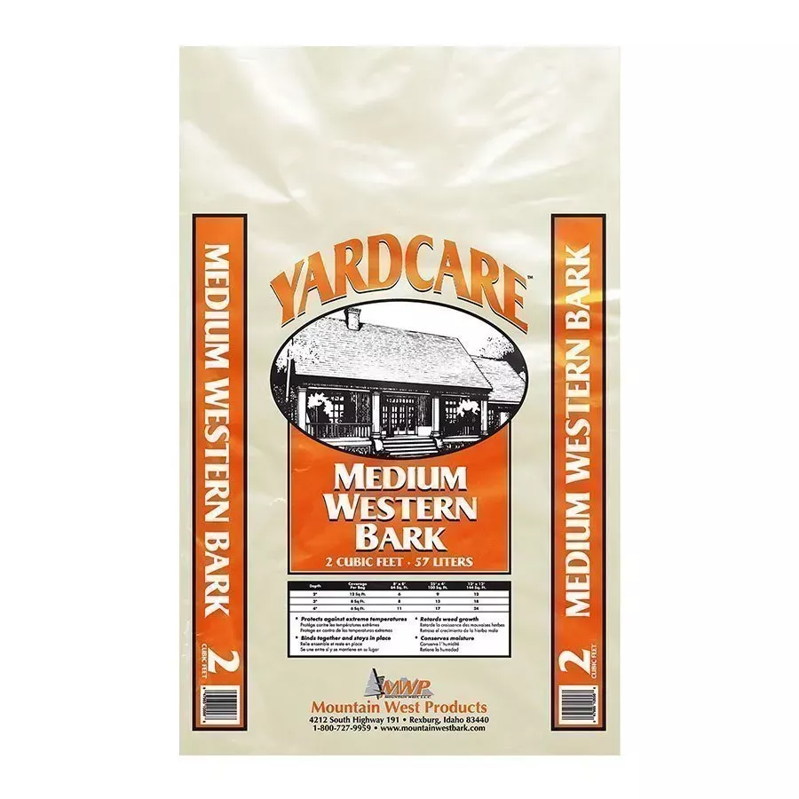 Mountain West Yard Care Western Bark - 2 Cf. - Medium Nuggets