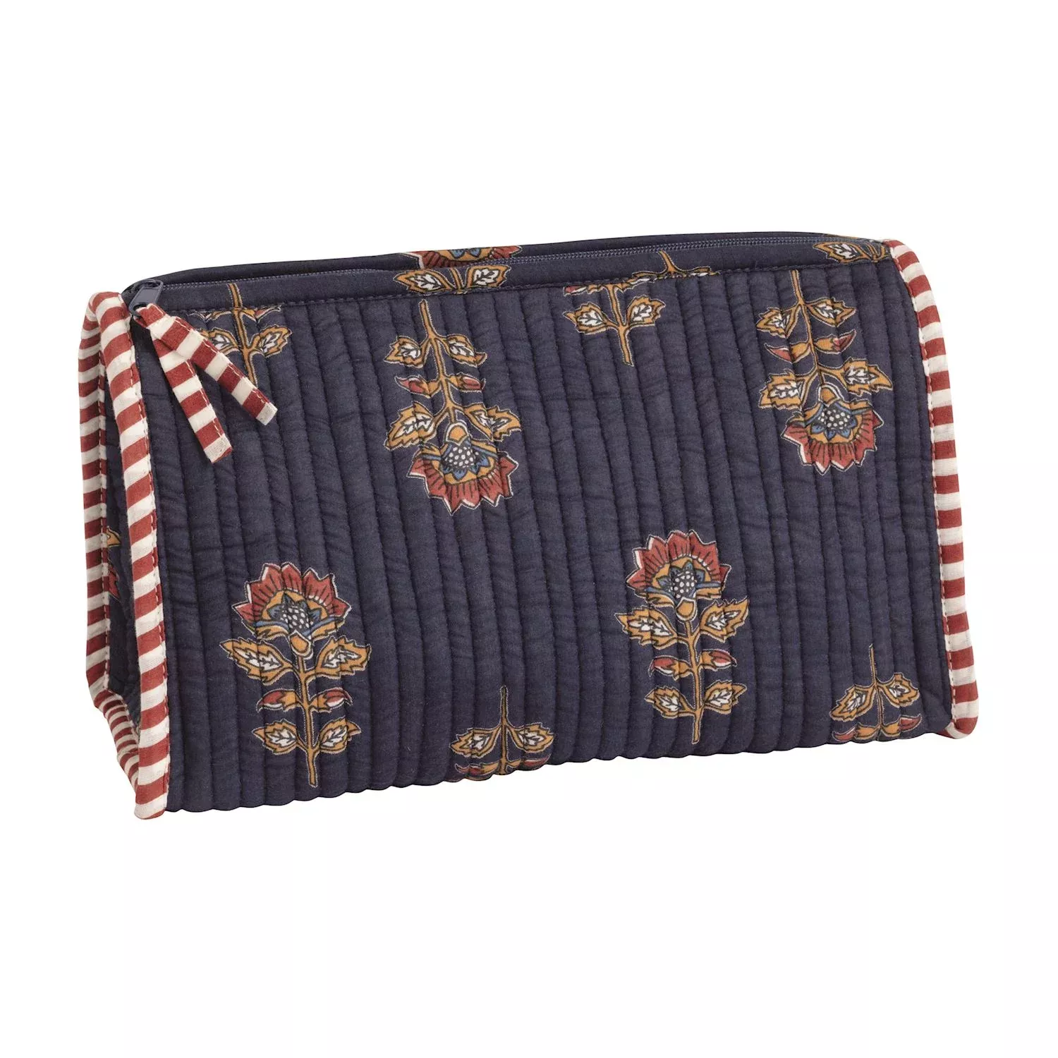 Mud Pie - Navy Harvest Block Print Case