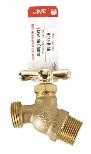 Mueller 102-304 "No Hose Kink" Single Faucet 3/4"Male- Brass