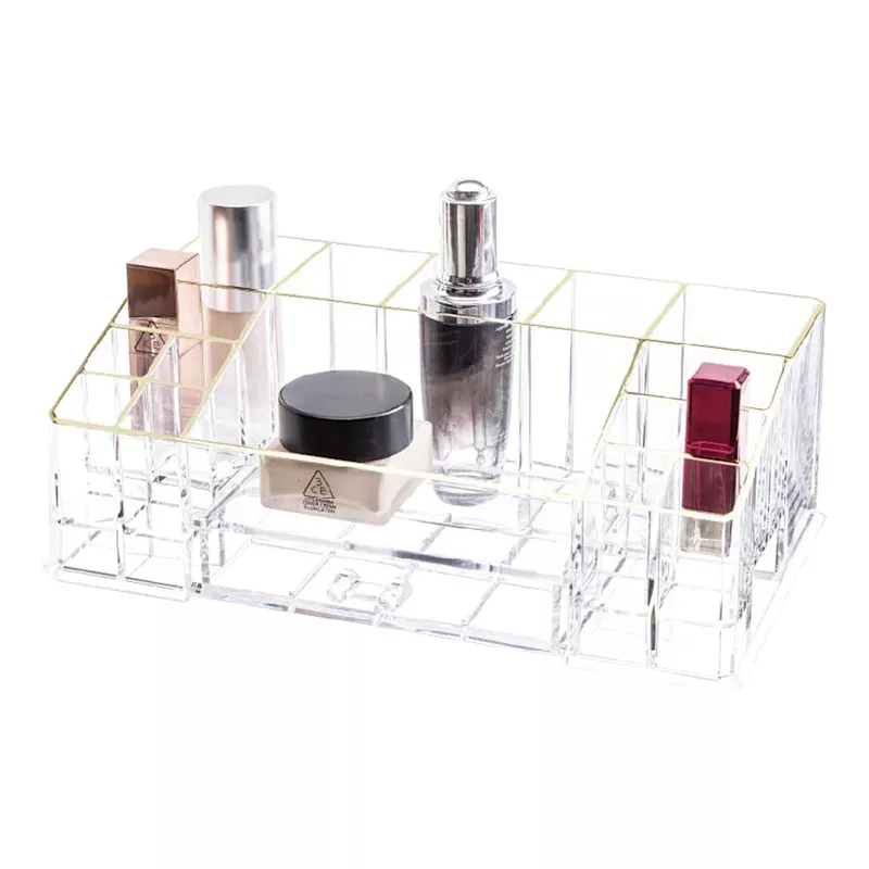Multi Compartment Cosmetic Organizer with Drawer