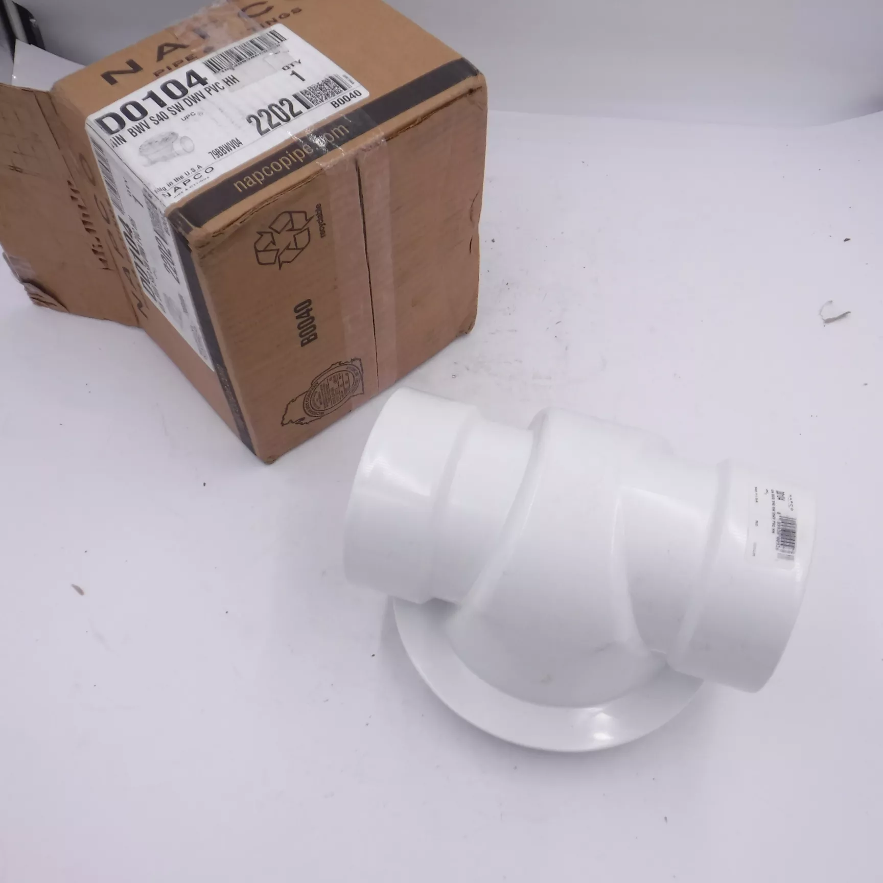 Napco 4″ In-Line Backwater Valve D0104 4″ x 4″ H x H