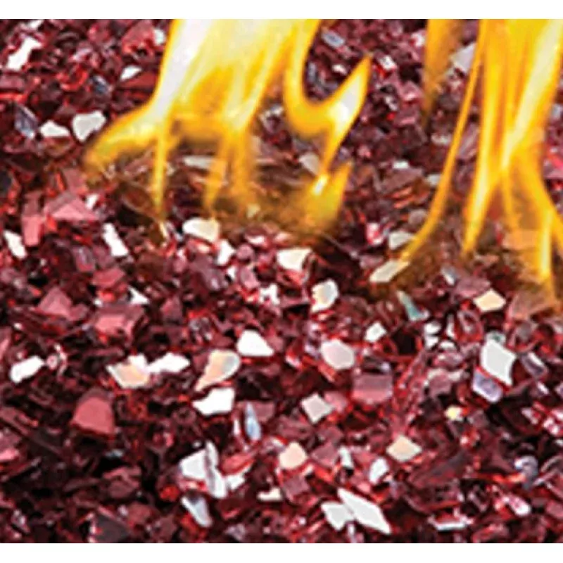 Napoleon Firepit and Fireplace 5 lb Glass Media Kit – Red MKGR