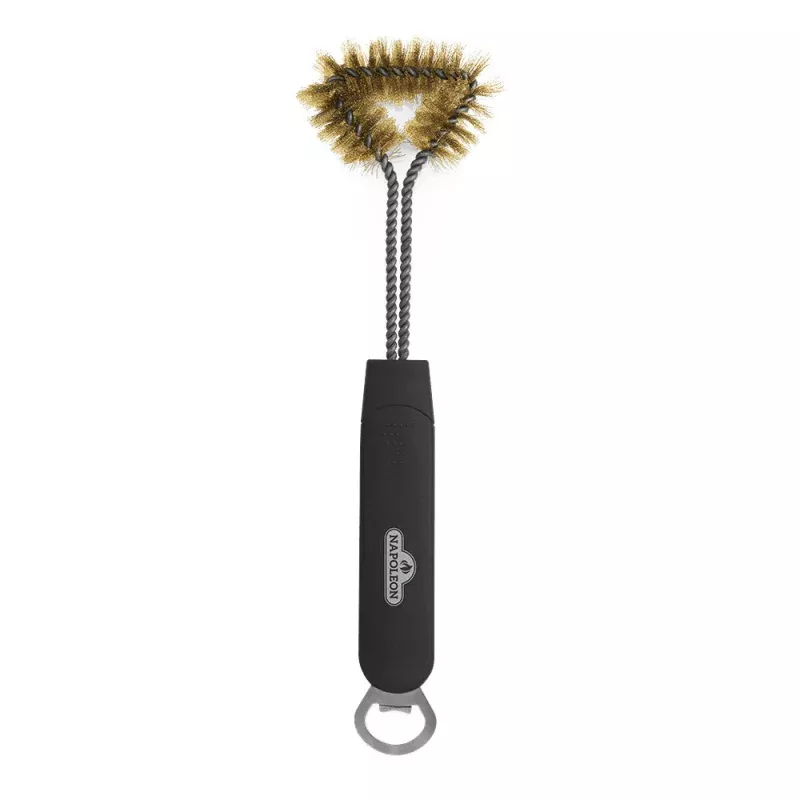 Napoleon Grills 62012 Three-Sided Grill Brush (with Bottle Opener)