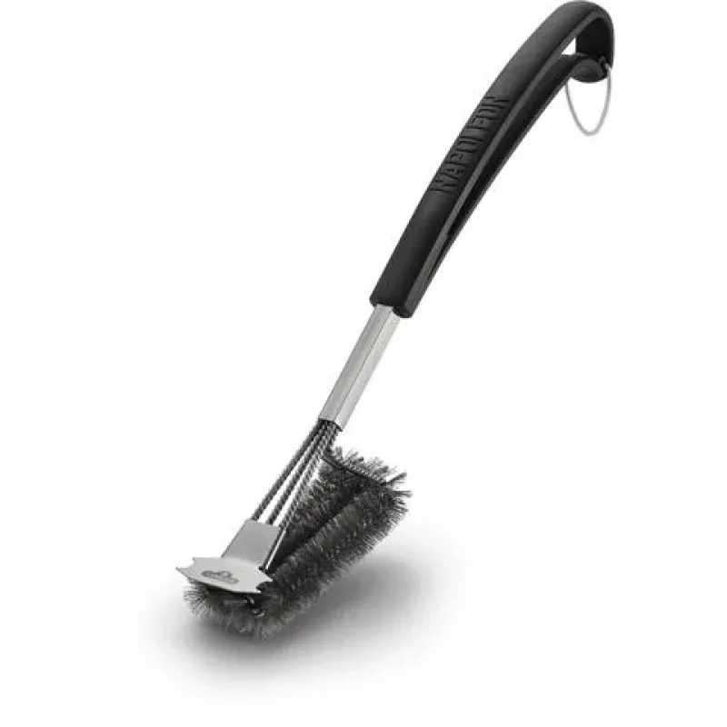 Napoleon Grills 62063 Vertical Triple-Row Grill Brush with Stainless Steel Bristles