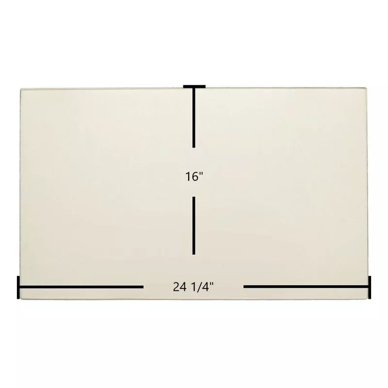 Napoleon WM1020 / NM2020 / NZ26 / NZ2000 Ceramic Glass Panel | 24 1/4″ x 16″ | Replaces W010-1072