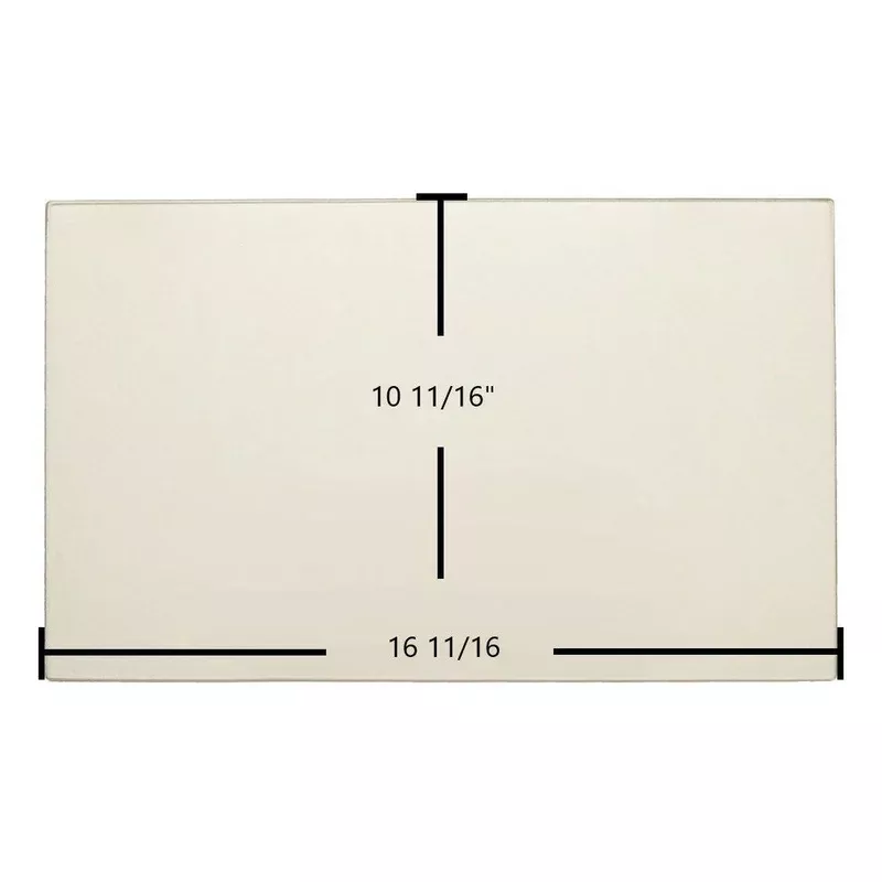 Nashua NFP-2 Ceramic Glass Panel | 16 11/16″ x 10 11/16″ | Replaces 7GNFP-2