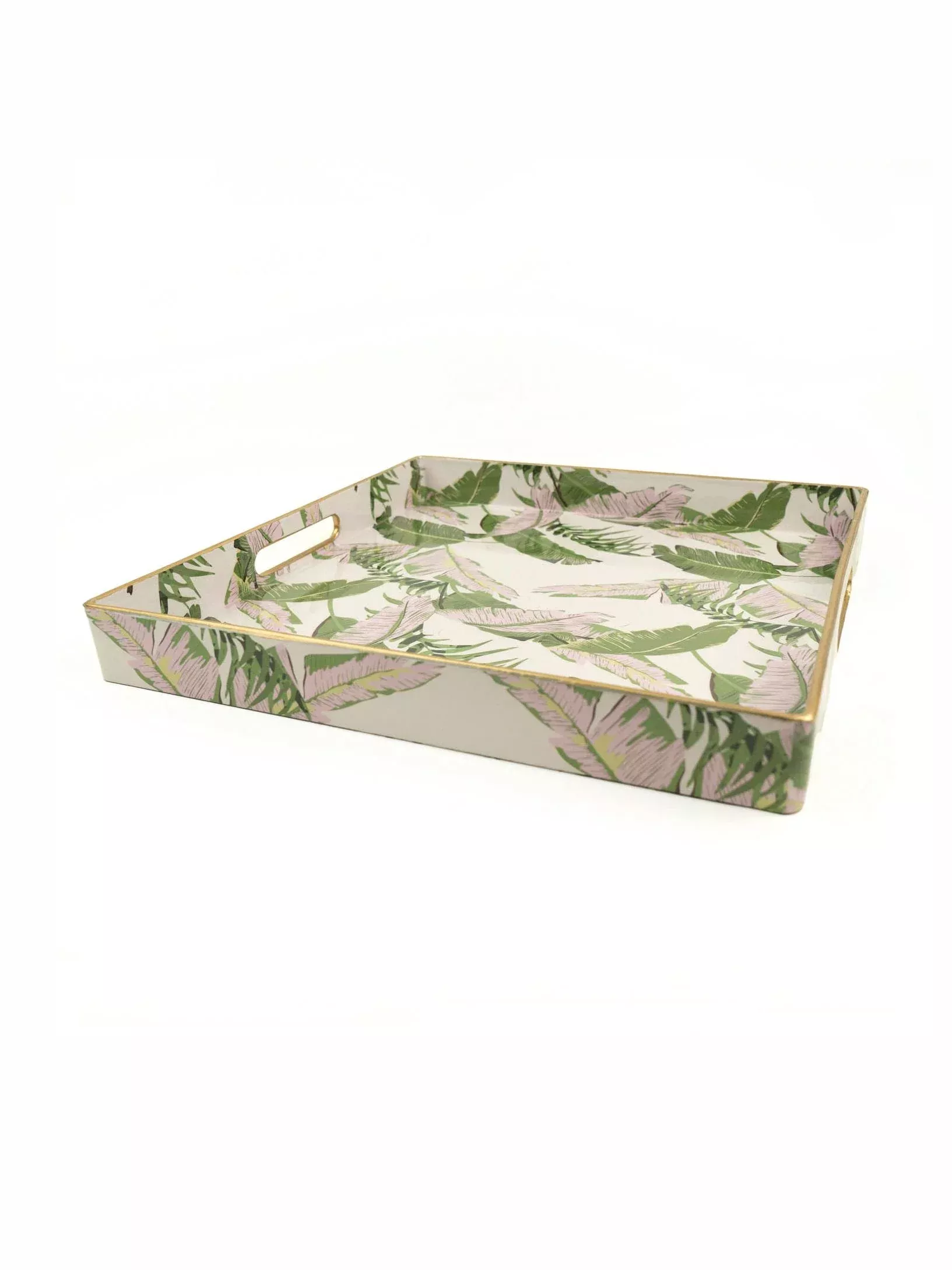 Natural Botanical Square Tray