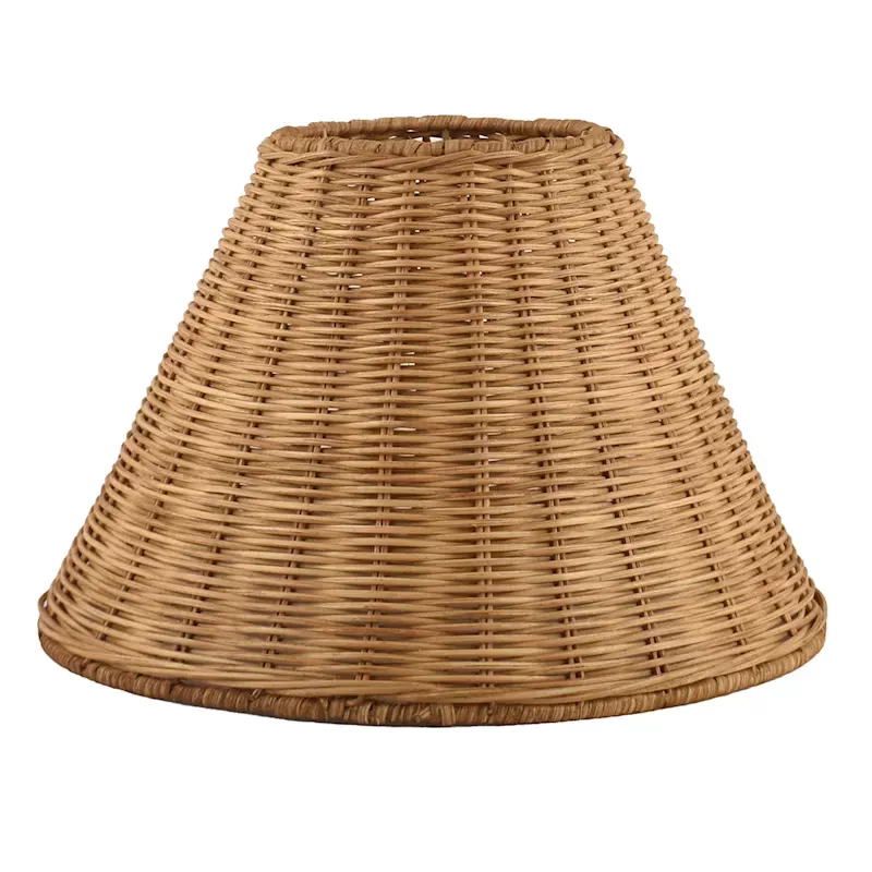 Natural Rattan Table Lamp Shade, 8"