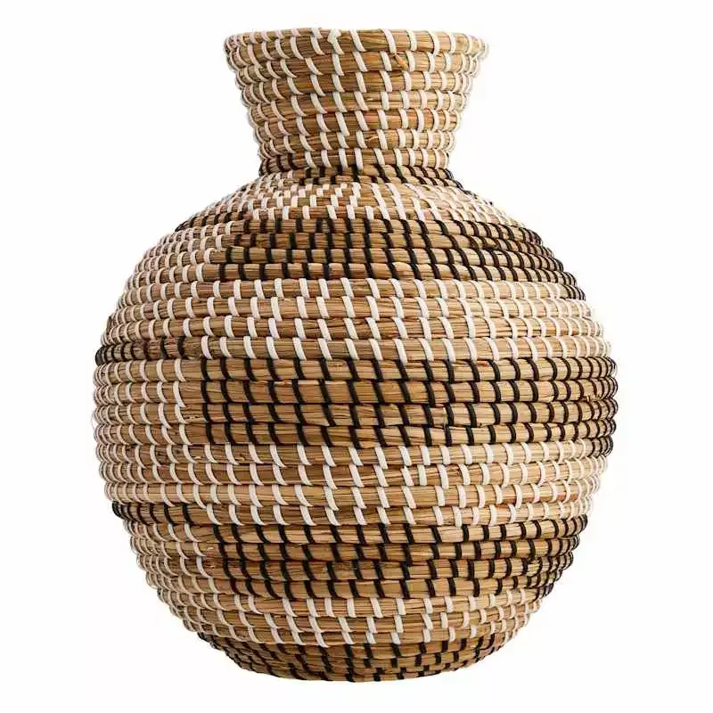 Natural Seagrass Vase, 15"