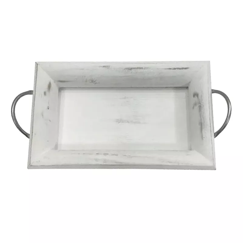 Natural Wood Decorative Tray, 20"