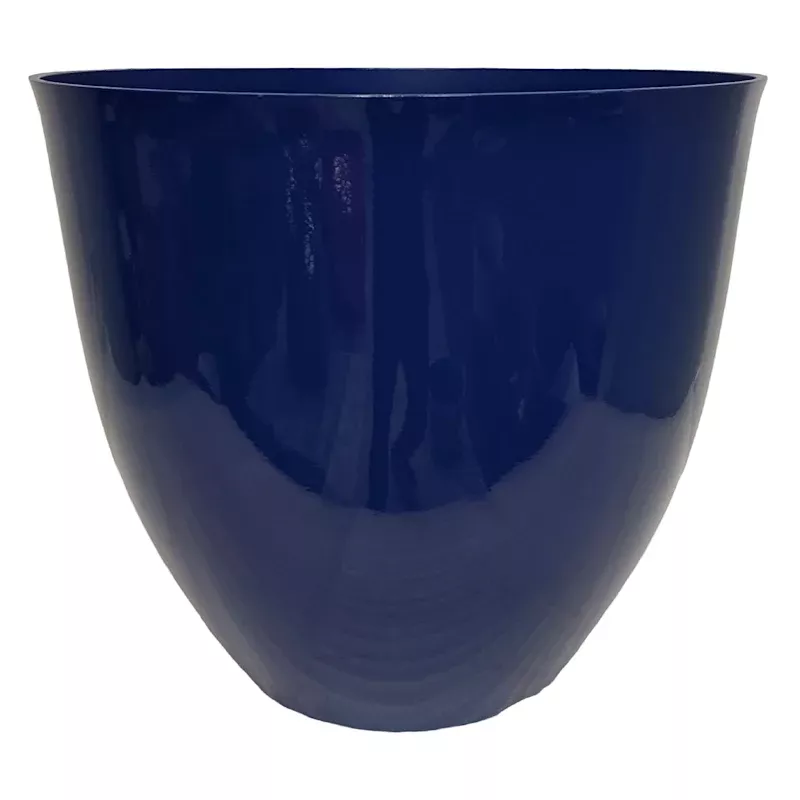 Navy Blue Egg Outdoor Planter, Large