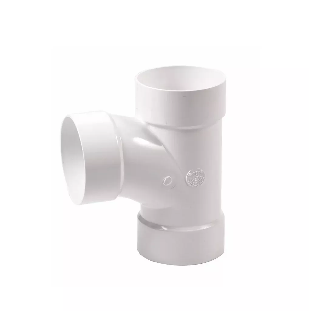 NDS 4P09 Sanitary Tee, PVC, 4 inches