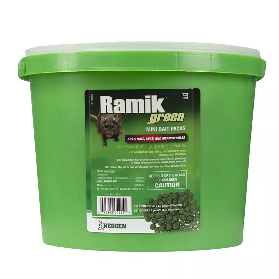 Neogen Ramik Green Mini Bait Packs