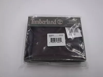 New Timberland Leather Billfold Credit Card Men’s Brown Wallet D02387/01