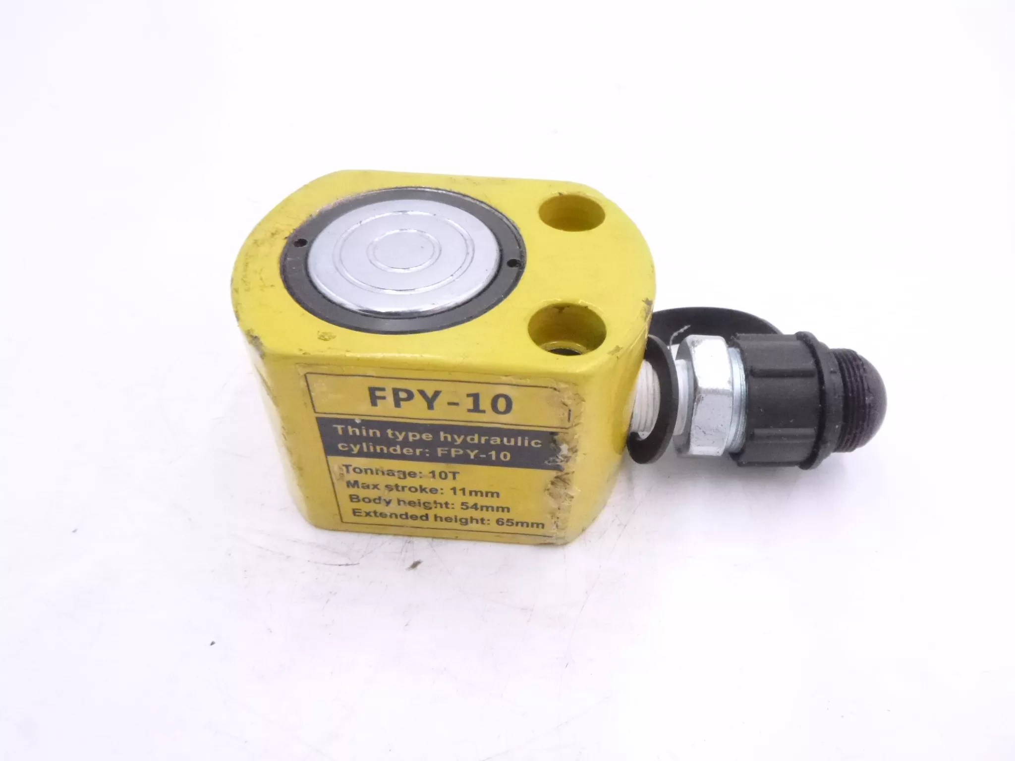 Newtry FPY-10 Hydraulic Jack Cylinder Thin 10T Max Stroke 11mm