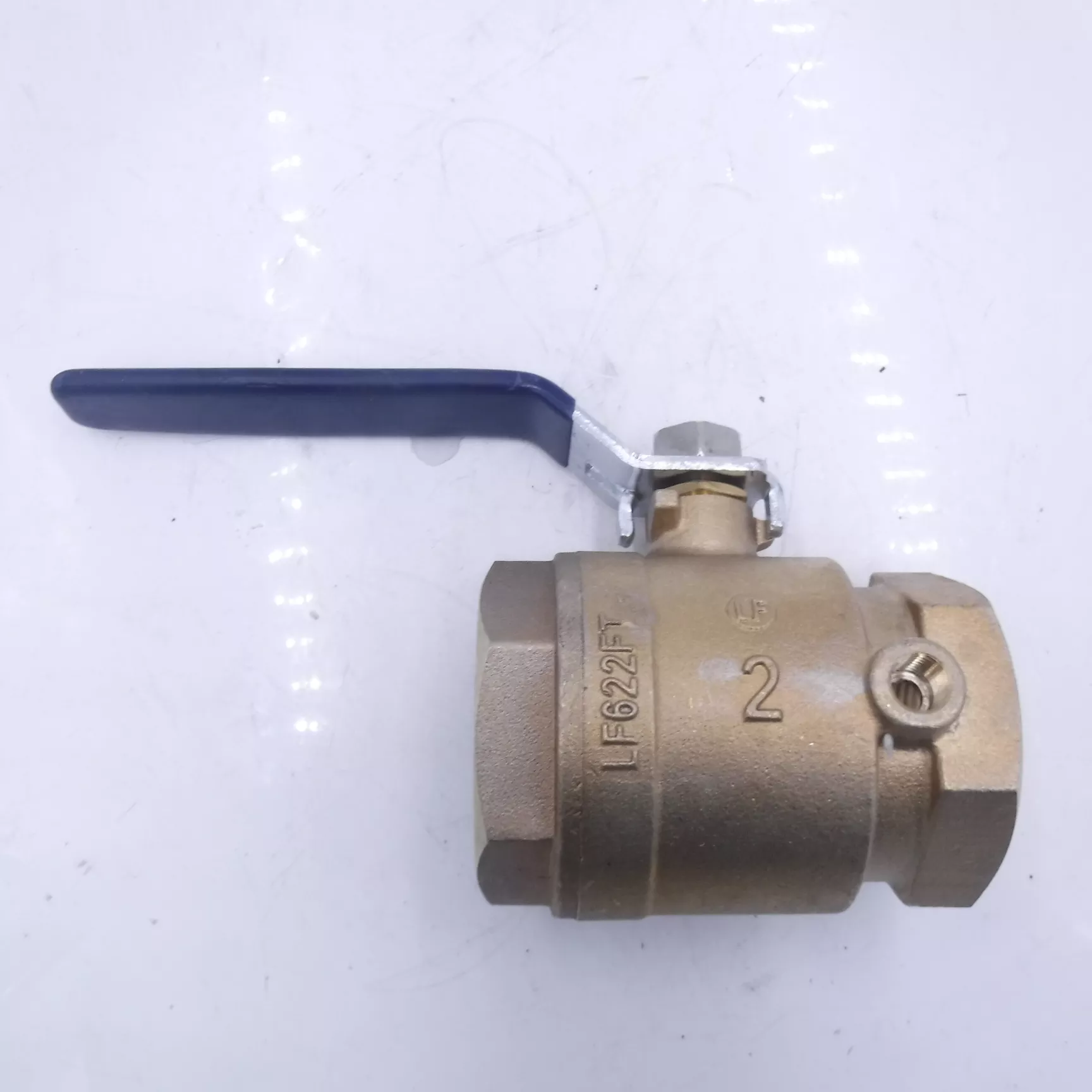 Nibco 2″ IPS Ball Valve QT Tapped 1/4″ IPS Threaded Testcock Port LF622FT