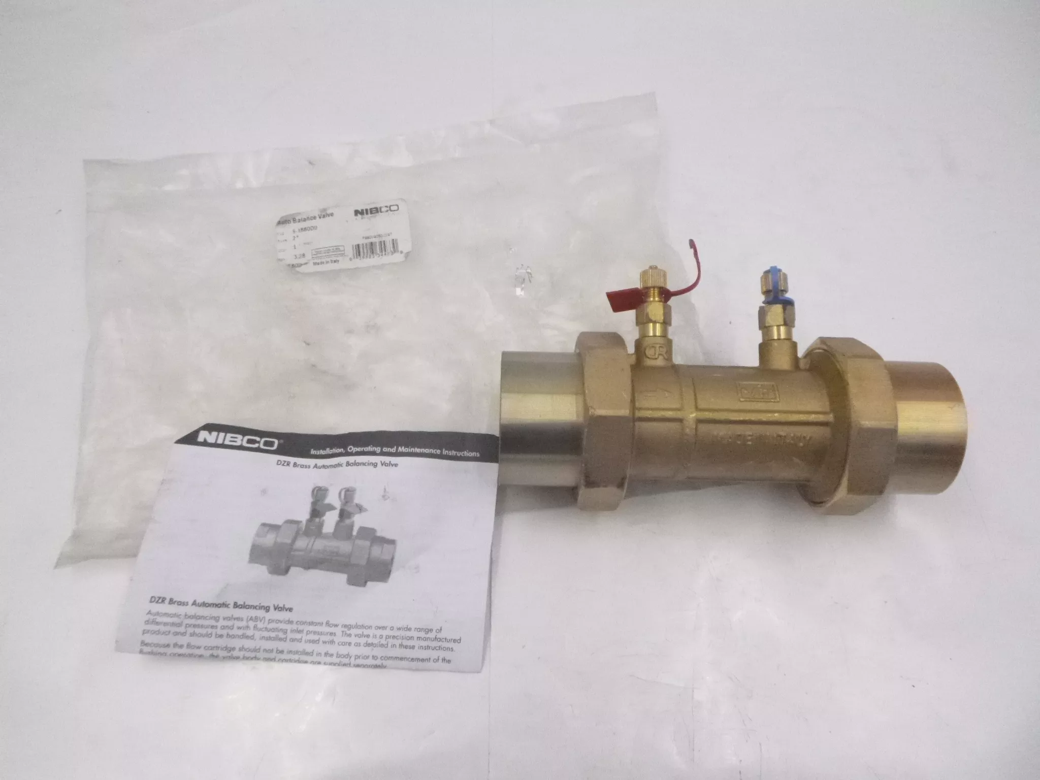 Nibco NJ3X80D 2″ Automatic Balancing Valve Brass S-1880DU