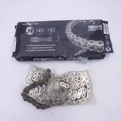 NICHE 520 Drive Chain 98 Links Standard Non O-Ring with Connecting Master Link