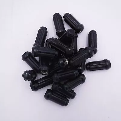 NO KEY 21 Pack Black Lug Nuts m14x1.50 rh/t 2″ Length READ DESC