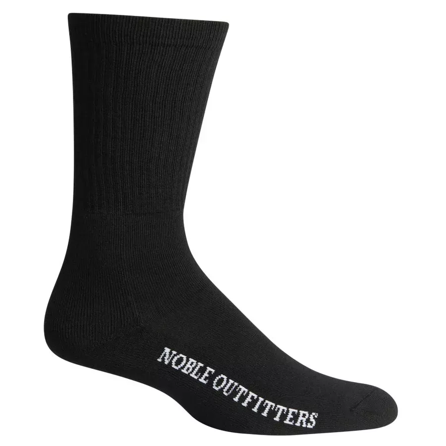 Noble Outfitters Men's Performance Crew 6 pk Socks