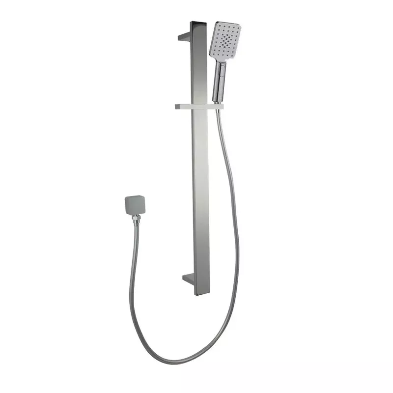 Norico Bellino Brushed Nickel Square Handheld Shower Rail Set