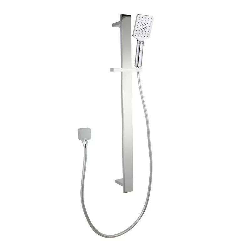 Norico Bellino Chrome Square Handheld Shower Rail Set