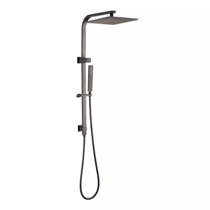 Norico Esperia 250mm Gun Metal Grey Square Shower Station